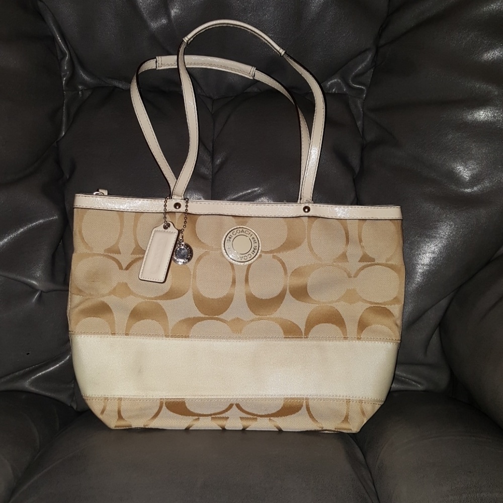 Coach tote handbag